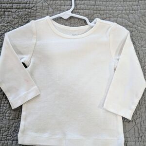 Carter's Cream Long Sleeve Kids Tee